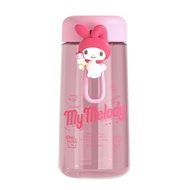 Hourser 350ml chai nước phim hoạt hình kuromi cinnamoroll pochacco nhựa sức chứa lớn thể thao chai n