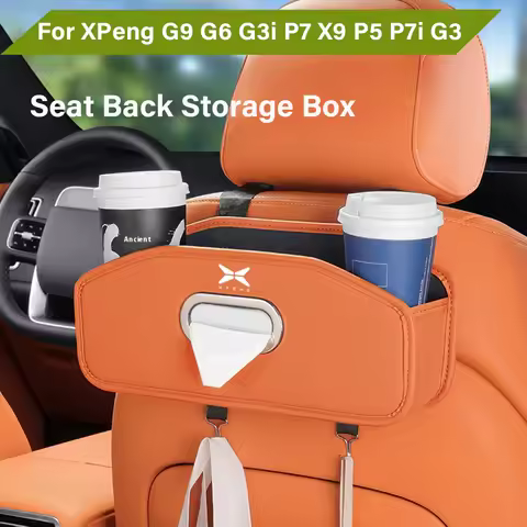 For Xiaopeng XPeng P5 P7 G3 G9 G6 X9 G3 G3i P7i Car Seat Back Storage Box Multi functional Car Stora