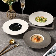 Soup Plate Ceramic Pasta Plate/ Dotty Hat Plate 26.7cm
