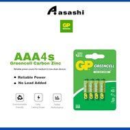 GP GREENCELL Extra Heavy Duty Battery AAA [ Card of 4s / Promo Pack ] GP24G-C4