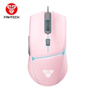 Fantech VX7 Crypto 6D Light weight Macro Programmable Gaming Mouse - Pink Sakura