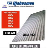 Asbes Gelombang Kecil 180cm Asbes 1.8mtr Gelombang Kecil Djabesmen 