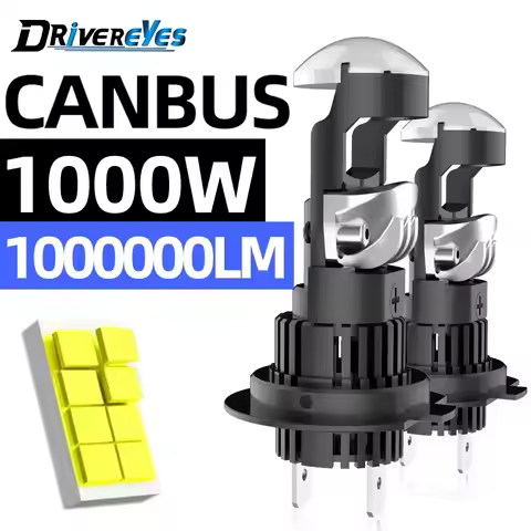 H7 H11 Bi LED Headlight Projector Lens 1000W Canbus Hi/Lo Beam 8580 CSP H8 H9 9005 HB3 9006 HB4 Turb