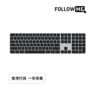 Apple - Apple Magic Keyboard 配備 Touch ID 及數字鍵盤 [黑色按鍵]