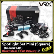 VRX ( SLS04 ) MINI LED SPOTLIGHT 2in1 MOTORCYCLE YELLOW + WHITE 2 MODE ( SQUARE )