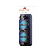 ♞,♘KST-7019 8.5X2 4500W Kingster Super Bass Karaoke Wireless Bluetooth Portable Speaker with free m