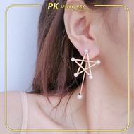 Earrings Anting Perempuan Emas Korea 916 Emas Bangkok Earing Anting 耳环 Fashion Accessories Earrings Korean Silver 2pcs