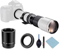 JINTU 500mm/1000mm f/8 Manual Telephoto Lenses EF Lens for Canon EOS Rebel T8i T7i T7 T6 T3i T2i 4000D 2000D 1200D 1300D 850D 800D 600D 550D 60D 90D 80D 77D 70D 50D 6D 5D