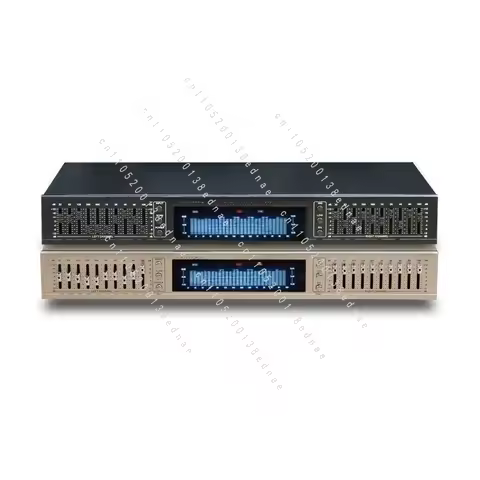 220V EQ665 Equalizer Hifi Home EQ Equalizer Dual 10 BAND Stereo Treble Alto Bass Regulation with Bui
