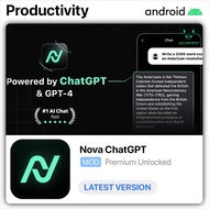 Nova ChatGPT 🔥 Latest 2025 🔥 Lifetime Premium | Android APP | Ai Technology