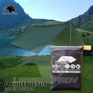 TENDA Flysheet 2X3 Flysheet/ 2X3 Yr Flysheet Waterproof Tent Cover