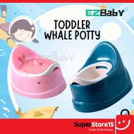 EZBABY Children Baby Potty Training Toilet Seat Cute Whale Chair Tandas Duduk Budak