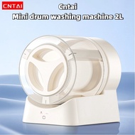 Cntai Mini Drum Washing Machine 2L Desktop Wireless Underwear Washing Machine Travel Laundry Cup clo