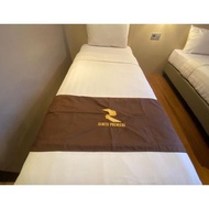 Bed Runner Hotel Selendang Kasur Tempat Tidur Hotel Mewah Polos Katun