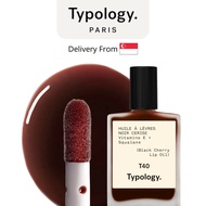Typology Tinted Lip Oil in Black Cherry