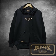 Black distro men's Hoodie, authentic hustle screen printing, cool distro men's Sweater, Bilox, simpl