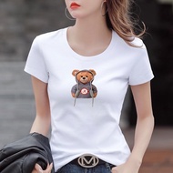 READY STOCK Women Clothes T-Shirt Short-Sleeve Shirt Clothes Women Korean Style Loose T Shirt White Women Clothing T Shirt Murah Summer Top Padini Blouse Baju Perempuan