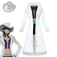 Anime ONE PIECE Robin Fur Collar Jacket Nico Robin cosplay Costume ONE PIECE Nico Robin cosplay cost