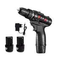 (Dikirim Dari Jakarta)bor listrik murah promo bor baterai mesin tanpa kabel Impact Drill Cordless Drill Koper 2 Baterai/bor baterai cas komplit/bor tangan listrik/bor charger 2 baterai/mesin bor listrik/bor cas/bor cas 2 baterai promo/bor tangan baterai