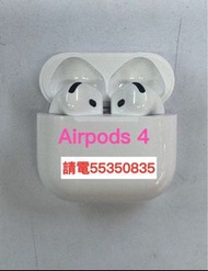 ❤️請致電55350835或ws我❤️ iPhone Apple Airpods 4 ANC 降燥99%新Bluetooth藍芽耳機原廠Airpod 4左耳L耳及Airpods Pro 右耳R耳及Ai