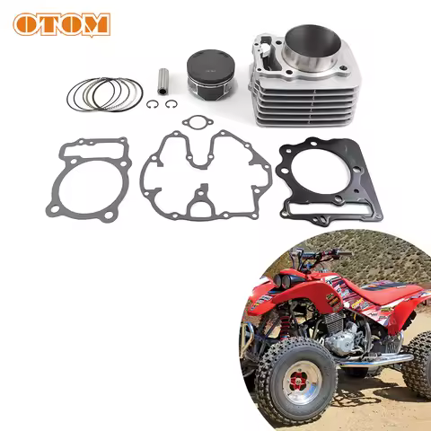 OTOM ATV Engine Parts 89mm 440CC Big Bore Cylinder Kit Quad Bike Piston Ring Pin Gasket Set For HOND
