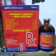 COMPLEXOR 3000 VITAMIN B-COMPLEX + IRON DEXTRAN 100ml