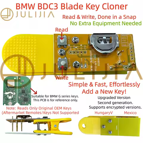For BMW G Series Matching Tool Key Adding No Disassembly Match N5F-ID21A IC 3248A-ID21A ID49 chip Se