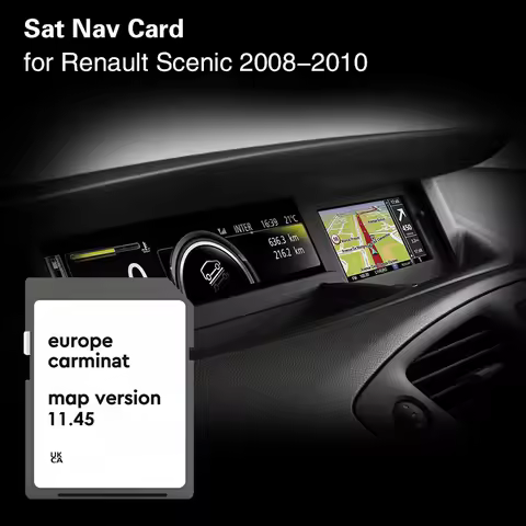 Carminat 11.45 for Renault Scenic 2008 2010 Car GPS SD Card England France Italy Germany Spain Polan