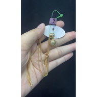 GOLD NECK CHAIN WITH GEM GOLD NECK CHAIN GOLD GEM SADUR ZHULIAN VIRAL