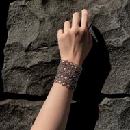 【織】蕾絲編織手鍊 / 頸鍊 | 日本米珠 / 管珠 | 可訂製長度