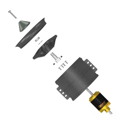 QX-MOTOR 90mm Ducted for RC Aircraft Drone 12 Blades Fan EDF Drone Fixed-wing Parts