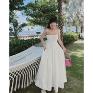 Original maxi dress DOAN NGAN CHAU PASS worn once for 2 hours for free photo shoot size 40kg-57kg