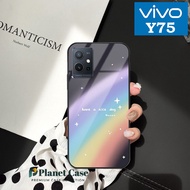 Softcase Glossy For Vivo Y75 [CP428-Vivo Y75] Cesing Hp Y75 5G Terbaru Case Vivo Y75 2022 Softcase V