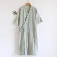 Nữ Phong Cách Nhật Bản Cotton Nguyên Chất Muslin Ngủ Áo Dây Mỏng Rời Áo Choàng Tắm Kimono Cho Xuân H