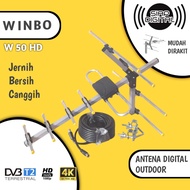 ANTENA TV DIGITAL OUTDOOR WINBO DV3T2 + KABEL 10 METER ANTENA TV LUAR