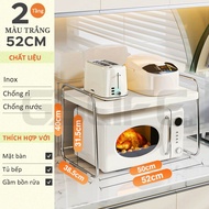 GSlife Kệ Lò Vi Sóng NEW-Kệ Nhà Bếp Thông Minh Kệ Lưu Trữ Giá Để Đồ Thiết Kế Mới Màu Kem