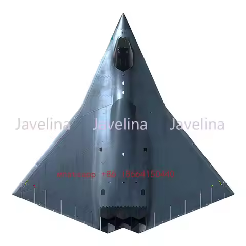 Aircraft ornament, glue free color separation, Chinese J-36 sixth generation fighter verification ty