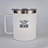 แก้วเก็บความเย็น 360ml. (12oz.) ทรงเตี้ย มีหูจับ พร้อมฝาปิด BIG BEAR i can fly