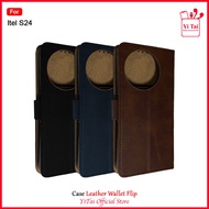 YITAI YC34 Case Leather Wallet Flip Itel A50 A90 A100C S24