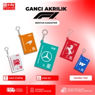 GANTUNGAN Team F1 V4 eayadvertising UV Print Acrylic Keychain