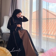 HITAM Safwa Dress by halwa apparel abaya Black Elegant