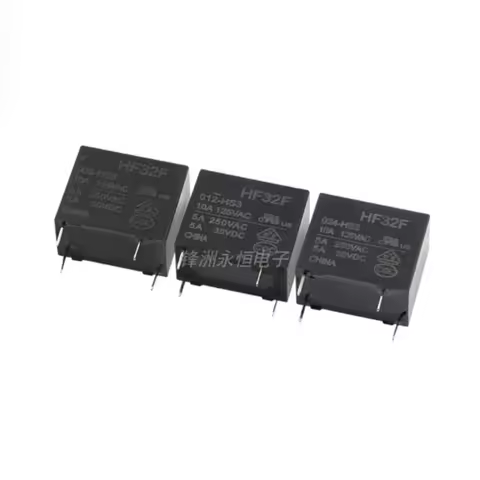 5PCS Relay JZC HF 32F-G-005 009 012 024-HS3 HS 4 Pin 5A 10A 5V 9V