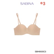 Sabina Soft Doomm Level 3 Bra Strapless No Underwire Code SBH9500C3-Dark Flesh Color