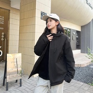 เสื้อแจ็คเก็ตลุยหิมะเสื้อคลุมฤดูหนาวกันน้ำแบบ3อิน1ของผู้ชายผู้หญิงเสื้อหนาว Parka ซับในขนแกะกันลม