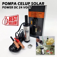 Pompa Solar DC 24v Mesin Pompa Celup Mini Sedot Minyak Air Portabel Pompa Bensin Mini Protable