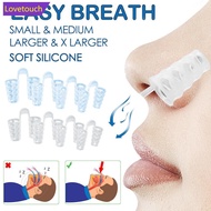 LOVETOUCH 4Pcs/Box Anti Snore Apnea Nose Clip Breathe Aid Anti-snoring Device Sleeping Aid Equipment