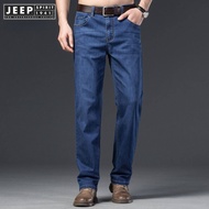 JEEP SPIRIT 1941 ESTD Men's jeans New straight loose professional everyday trousers