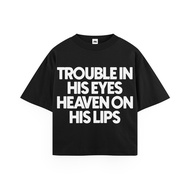 Tshirt Boxy Fit Oversized Ironic Black 20s