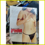 ✪ Vintage Local Men's Magazines Inserts/Calendar {FHM) 11/25c