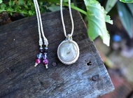 剛玉黃色藍寶石 編繩項墜 620